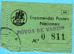 EMCOMENDAS POSTAIS-POVOA DO VARZIM-COM DENTEADO DUPLO - Used Stamps