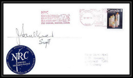 6552/ Espace (space) Lettre Cover Signé (signed Autograph) Churchill Research Range 20/4/1972 Canada  - Noord-Amerika