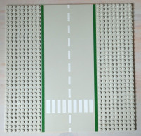 Lego Vintage Plaque Route Set Espace Droit Avec Passage Clouté - Ohne Zuordnung