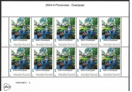 Nederland  2024-4  Provincies:  Overijssel Vel-sheetlet  Postfris/mnh/neuf - Ongebruikt