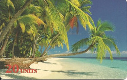 France: Prepaid GlobalOne - Tropical Beach 9/97 - Sonstige & Ohne Zuordnung