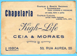 FATURA CHAPELARIA -HIGH-LIFE - Lettres & Documents