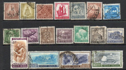 India 1965-75 Definitives Set Of 18 + 5p Wmk India & Star & 5p No Wmk, Used , SG 504/21 (E) - Usati