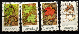 CANADA    -       1971 .  Série  4 Saisons.  Oblitérés - Used Stamps