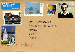 Auslandsbrief Von Unbekannt Mit Vielfachfrankatur Pfund Und Zollerklärung 2024 - Cartas & Documentos