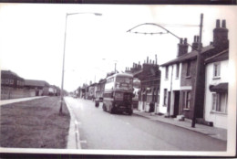 South London Croydon Continental Size 10 X 14 Cm Repro Photo Double Decker Bus Coach - Europa