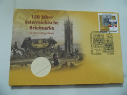 Busta Primo Giorno "150 JAHRE OSTERREICH BRIEFMARKE 2000" - Brieven En Documenten