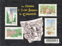 FRANCE 2012 BLOC OBLITERE LES CHEMINS DE SAINT JACQUES DE COMPOSTELLE - F 4641 - - Oblitérés