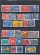 Switzerland / Helvetia / Schweiz / Suisse 1957 - 1973 ⁕ EUROPA CEPT ⁕ 27v Used - Collections