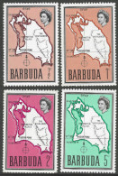 Barbuda. 1968 Definitives. 4 MH Values To 10c (½c, 1c, 2c, 5c). SG 12etc. M4063 - Barbuda (...-1981)