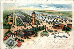 Gruss Vom Truppenübungsplatz Döberitz - Litho - Dallgow-Doeberitz