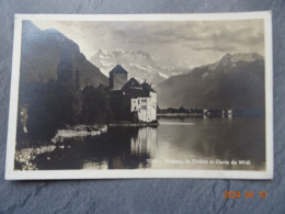 CHATEAU DE CHILLON ET DENTS DU MIDI   CP DE 1926 - Veytaux