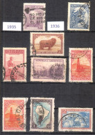 Argentine - 1935 Amiral Guillermo Brown - Agriculture - 9  Timbres - Gebruikt