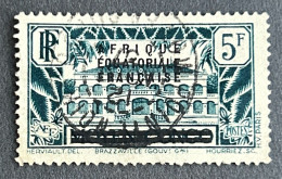 FRAEQ0014U - Brazzaville - Gouvernement Général - Overprinted AEF 5 F Used Stamp - AEF - 1936 - Used Stamps