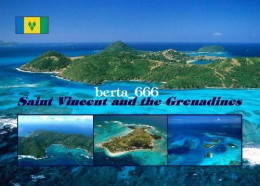 Saint Vincent And Grenadines Multiview New Postcard - Saint Vincent E Grenadine