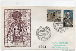 1966 LETTERA - FDC