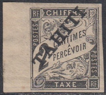 Tahiti - Timbre-taxe N° 2a (YT) N° 2b (AM) Neuf *. Faux Probable. - Unused Stamps