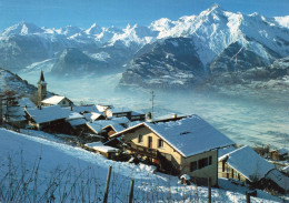 Le Village De Veysonnaz En Hiver - Veysonnaz