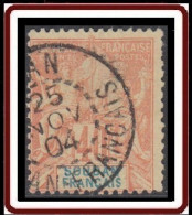 Soudan Français 1894-1900 - San / Soudan Français Sur N° 12 (YT) N° 12 (AM). Oblitération De 1904. - Gebruikt