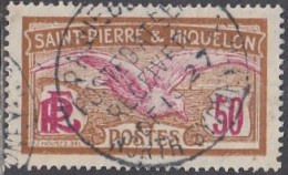 Saint-Pierre Et Miquelon 1910-1939 - N° 115 (YT) N° 127 (AM) Oblitéré Paquebot North-Sydney. - Usati