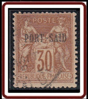 Port-Saïd - N° 12 (YT) N° 10 (AM) Type II Oblitéré. - Oblitérés