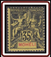 Mohéli - N° 09 (YT) N° 9 (AM) Neuf *. - Unused Stamps