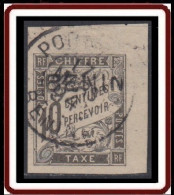 Benin - Timbre-taxe N° 2 (YT) N° 5 (AM) Oblitéré. Signé Mattheys. - Used Stamps
