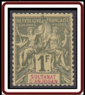 Anjouan - N° 13 (YT) N° 13 (AM) Neuf *. - Unused Stamps