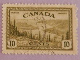 CANADA YT 220 OBLITÉRÉ  "LAC DU GRAND OURS" ANNÉE 1946 - Used Stamps