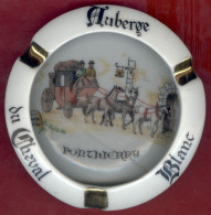 ** CENDRIER  AUBERGE  CHEVAL  BLANC ** - Ashtrays