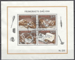 Norwegen Norway 1991. Mi. Block 15, Used O - Blocs-feuillets