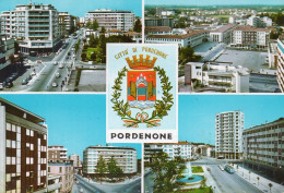 (Italie) PORDENONE , Car, Auto, Autobus Autocar Blason - Pordenone