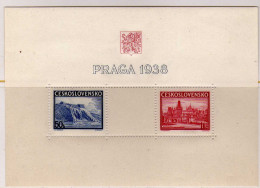 Tchecoslovaquie - 1938 - BF - Exposition Philatelique - Neuf** - MNH - Hojas Bloque