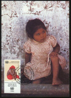 Mk UN Vienna (UNO) Maximum Card 1985 MiNr 54 | UNICEF. Child Survival Campaign. Mother And Baby #max-0024 - Tarjetas – Máxima