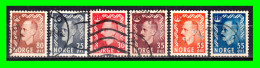 NORUEGA - NORWEY ( EUROPA ) SELLOS DE DIFERENTES VALORES AÑO 1950 - Used Stamps