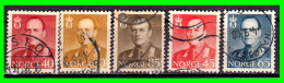 NORUEGA - NORWEY ( EUROPA ) SELLOS DE DIFERENTES VALORES AÑO 1950 - Used Stamps