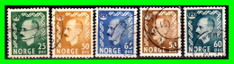 NORUEGA - NORWEY ( EUROPA ) SELLOS DE DIFERENTES VALORES AÑO 1950 - Used Stamps