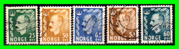 NORUEGA - NORWEY ( EUROPA ) SELLOS DE DIFERENTES VALORES AÑO 1950 - Gebraucht