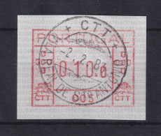 Portugal Frama-ATM 1981 Aut.-Nr. 005 Vom OA Und Orts-O 2.2.83, Wert 010,0 - Timbres De Distributeurs [ATM]