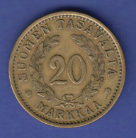 Finnland 1935 Kursmünze 20 Zu 20 Markaa  - Finland