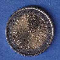 Finnland 2015 2-Euro-Sondermünze Jean Sibelius Bankfr. Unzirk.  - Finlande