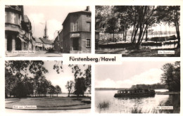 FURSTENBERG, LOWER SAXONY, MULTIPLE VIEWS, ARCHITECTURE, TOWER, LAKE, BOAT, GERMANY, POSTCARD - Fürstenberg