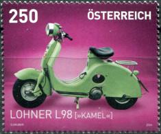 Austria 2024. Motorbikes. Lohner L98 Kamel (MNH OG) Stamp - Ungebraucht