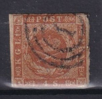 DENMARK 1858 - Canceled - Mi 4 - Oblitérés