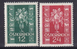 AUSTRIA 1937 - MNH - ANK 658, 659 - Ongebruikt