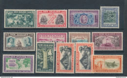 1940 NEW ZEALAND  - Stanley Gibbons N. 613-25 - 13 Valori - MLH* - Sonstige & Ohne Zuordnung