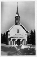 CPSM Montana En Hiver-L'église-Timbre     L2849 - Crans-Montana