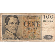 Belgique, 100 Francs, TB - 100 Francs