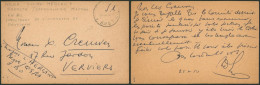 Carte Manuscrite En S.M. + BPS 7 (écrit Par Le Major Lucien Herlant, A.B.O.) > Verviers. - Lettres & Documents