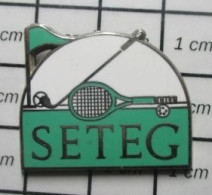 1618A Pin's Pins / Beau Et Rare : SPORTS / SETEG GOLF TENNIS - Golf